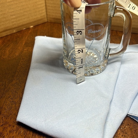 Ring Bearer glass mug wedding gift for the little guy to remember the experience - Picture 3 of 8